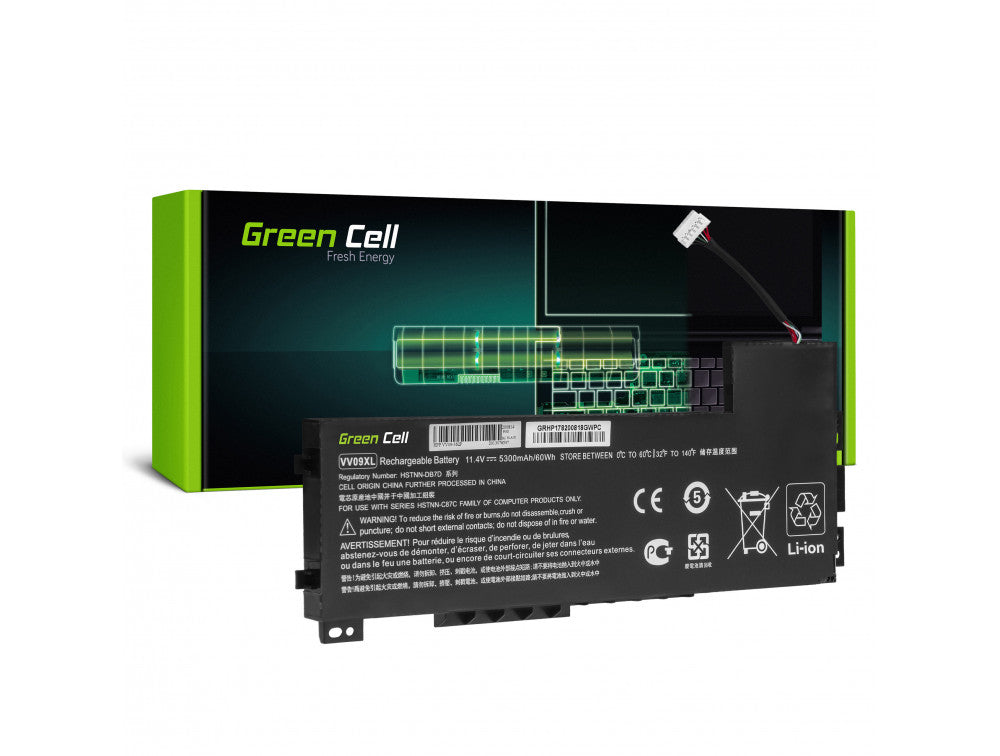 Premium internal battery 5300 mAh VV09XL for HP ZBook 15 G3 G4