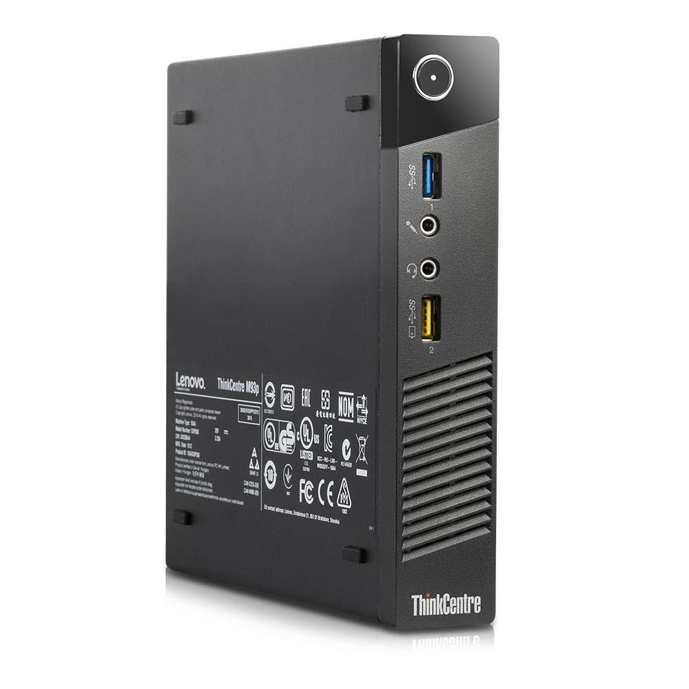 Lenovo ThinkCentre M0, 93 €–Intel Core i5, SSD 256 Go, Windows 10 Pro 8 Go, Wi-Fi inclus