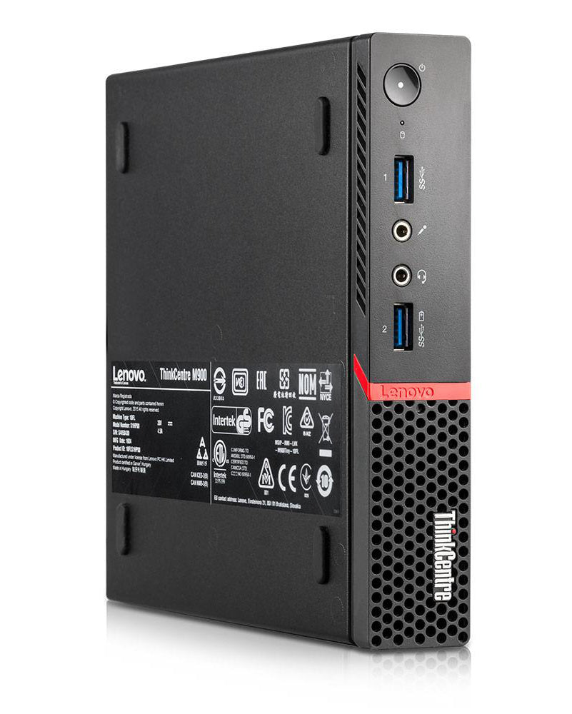 Lenovo ThinkCentre M900 Tiny USDT Intel Quad Core i5 256GB SSD 8GB Windows 10 Pro MAR