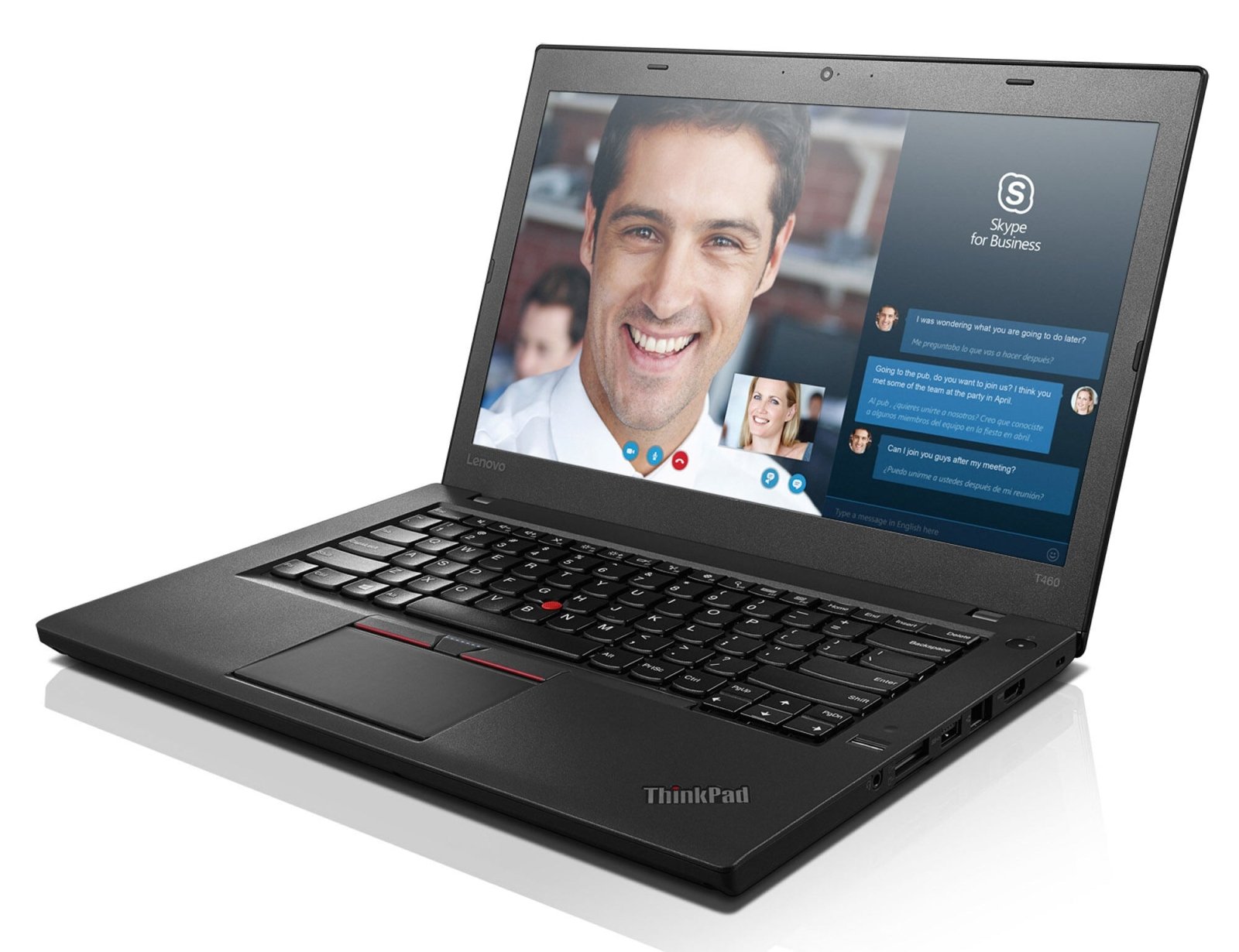 Lenovo ThinkPad T460 14 Zoll 1920×1080 Full HD Intel Core i5 256GB SSD 8GB Windows 10 Home Webcam refurbished