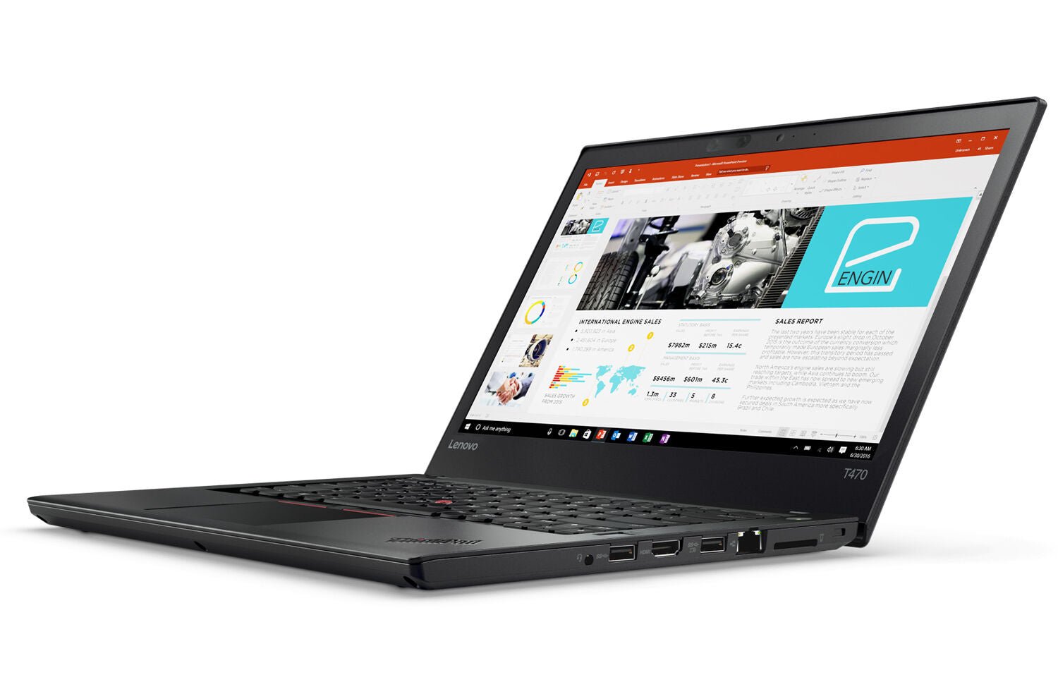 Lenovo ThinkPad T470 14 Zoll 1920×1080 Full HD Intel Core i5 256GB SSD 8GB Windows 10 Pro Webcam refurbished