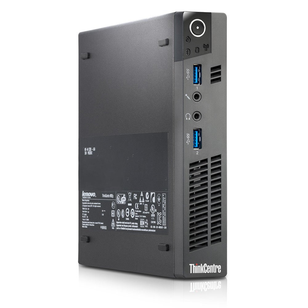 Lenovo ThinkCentre M92 Tiny USDT Intel Core i3 180 Go SSD 8 Go Win 10 Pro