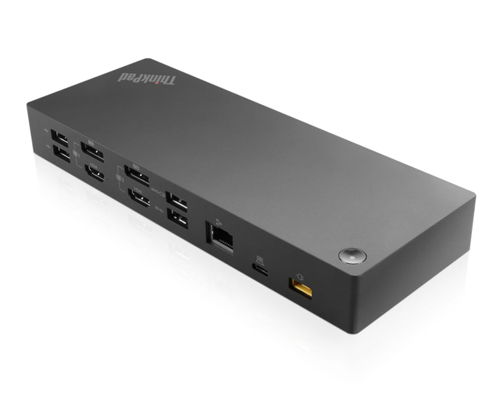 Base híbrida USB-C Lenovo ThinkPad com estação de acoplamento USB-A, incluindo fonte de alimentação de 135 watts 40AF0135EU