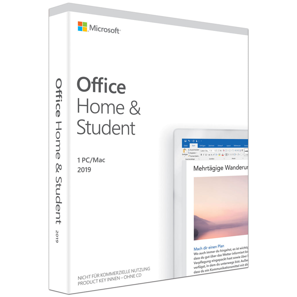 Microsoft Office Home & Student 2019 – 1 användare