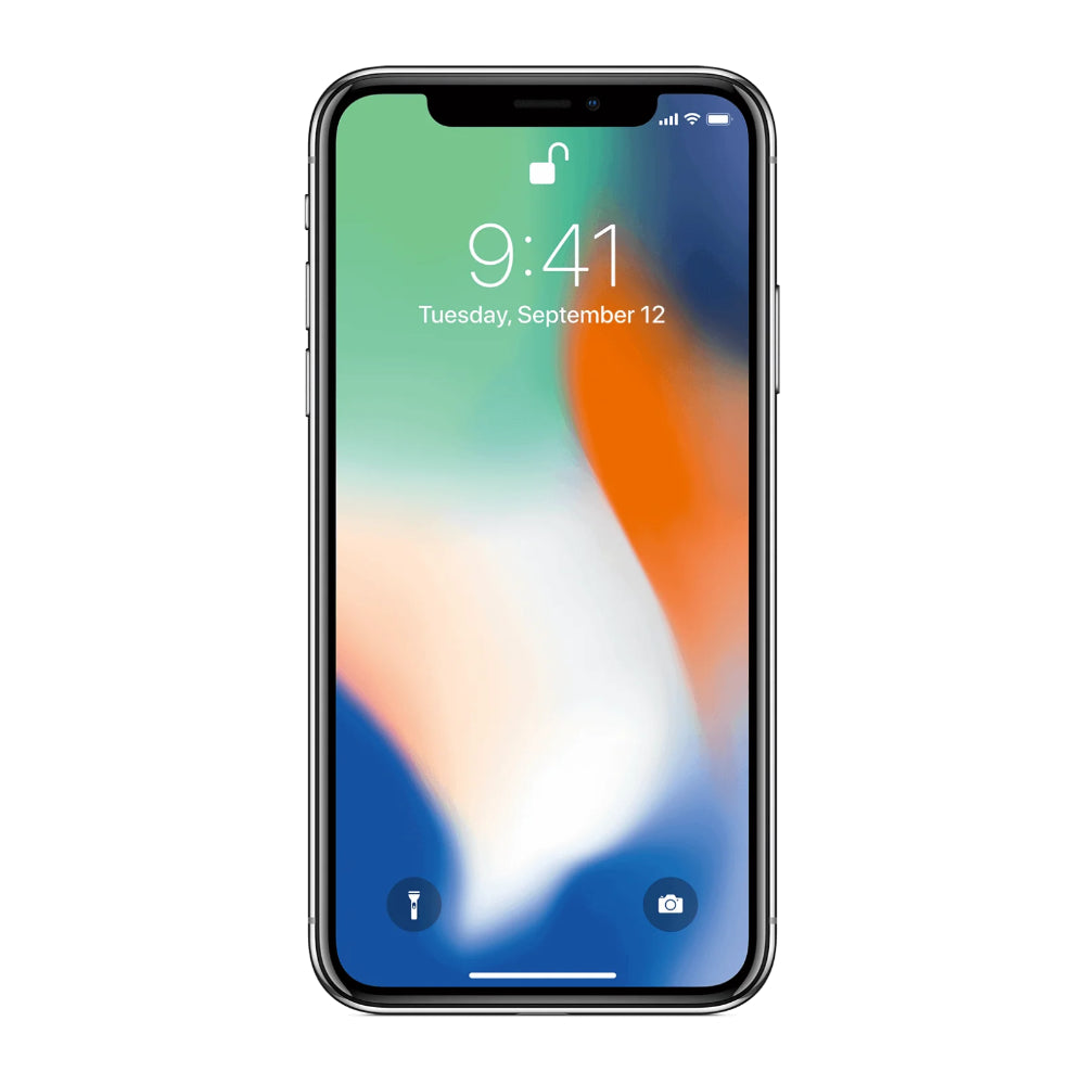 Apple iPhone X Smartphone Handy 5,8 Zoll 64GB Speicher Silber