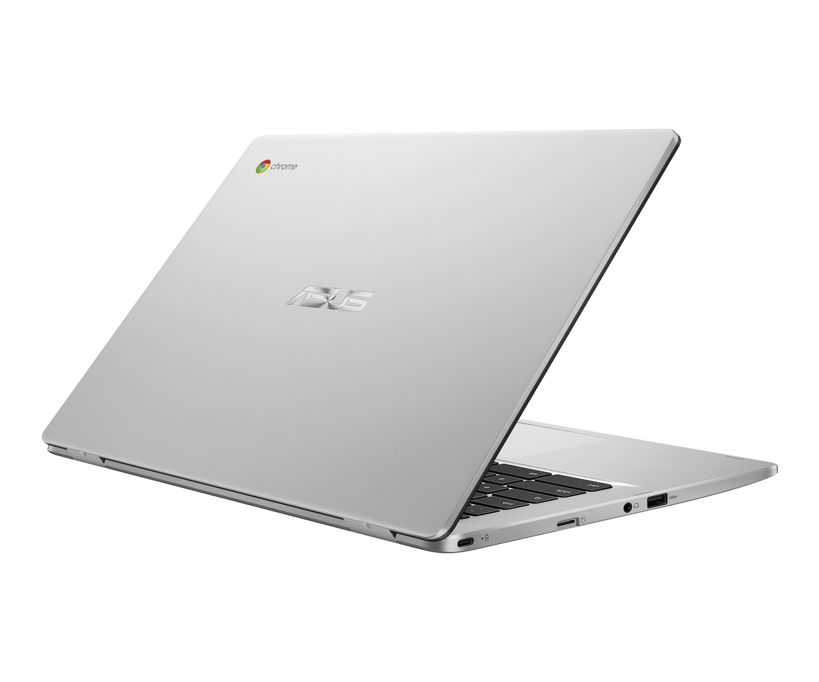 Asus Chromebook C423 14 Zoll 1920x1080 Full HD Intel Celeron 64GB Flash Speicher 8GB RAM Silber Chrome OS refurbished