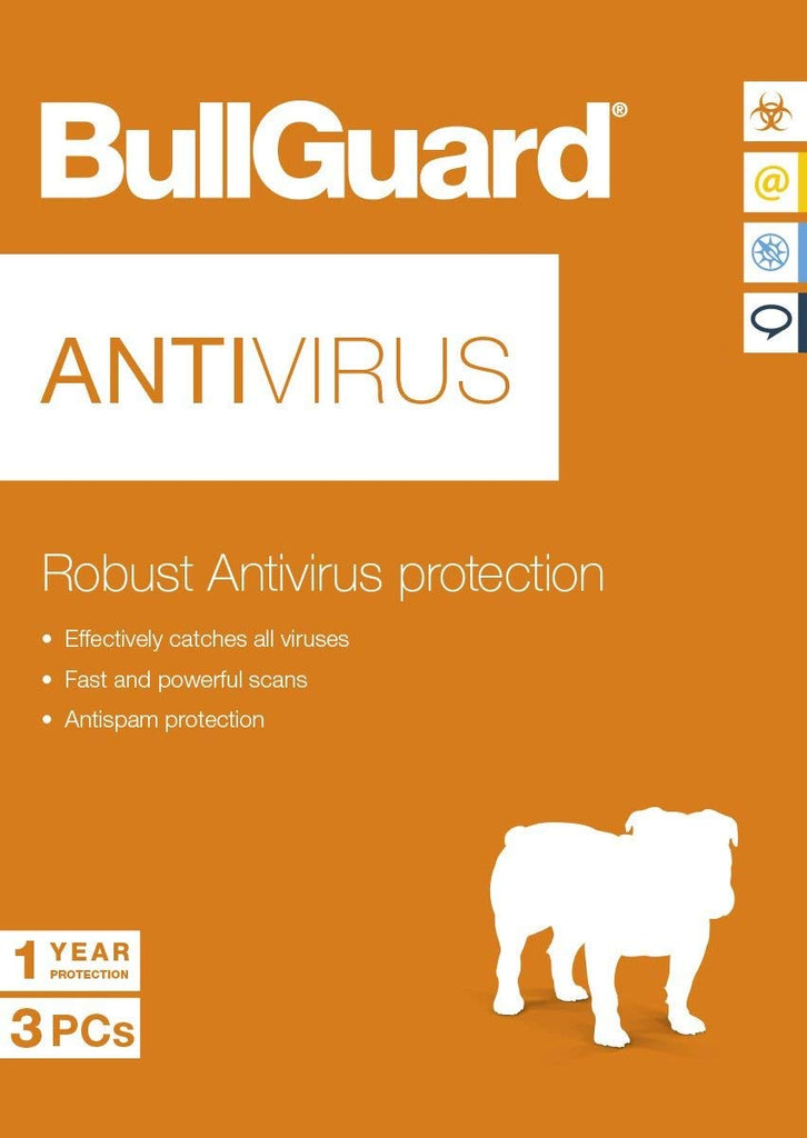 BullGuard Antivirus 1 anno 3 PC