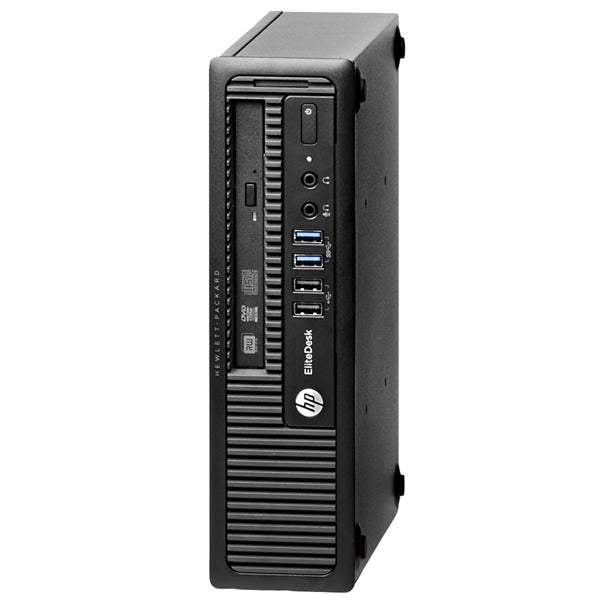 HP EliteDesk 800 G1 USDT Intel Quad Core i5 256GB SSD 8GB Windows 10 Pro DVD Burner