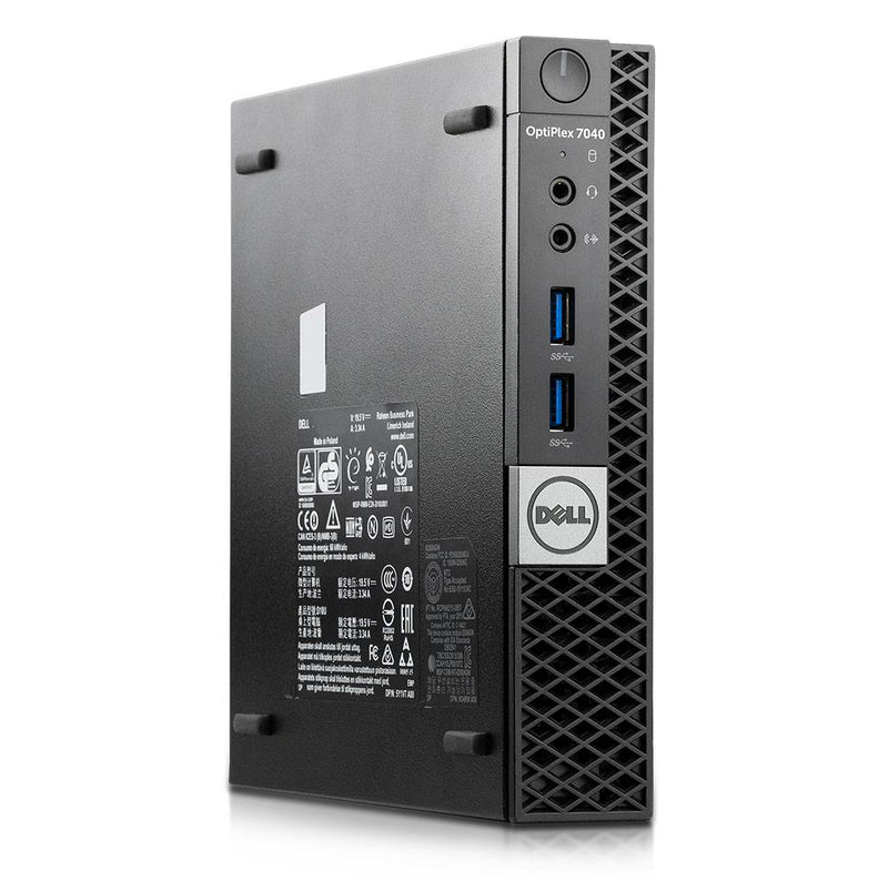 Dell Optiplex 7040 Micro USFF Mini - PC Intel Quad Core i5 256GB SSD 8GB Windows 10 Pro MAR inkl. W - Lan refurbished