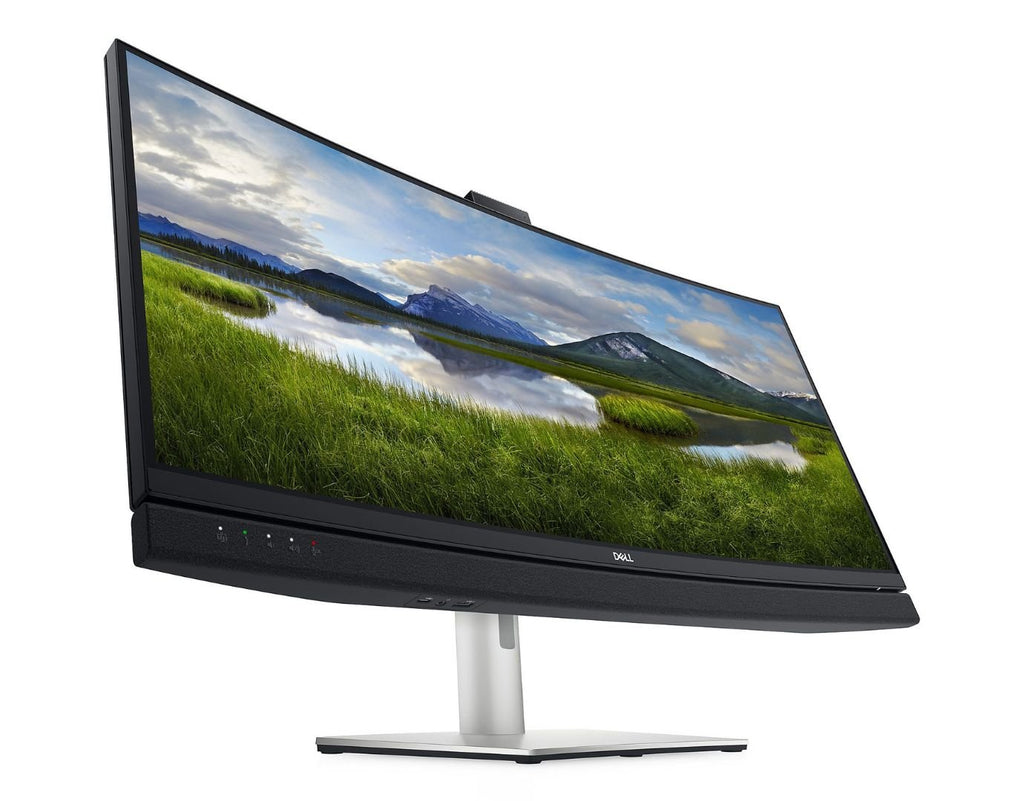 Dell C3422WE 34,1 Zoll UWQHD 3440x1440 HDMI DisplayPort USB-C Videokonferenzmonitor inkl. Webcam schwarz