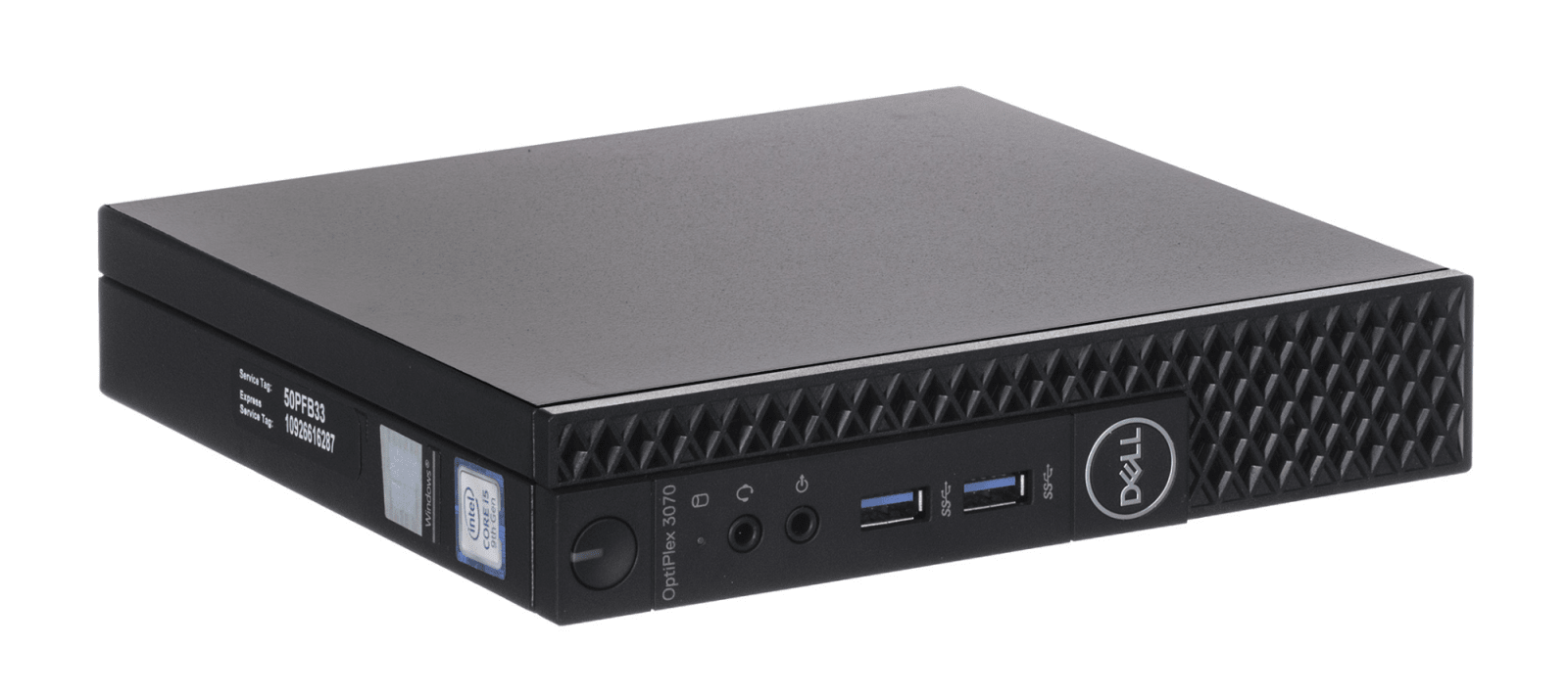Dell OptiPlex 3070 Micro Intel Six Core i5 256GB SSD 8GB Windows 10 Pro inkl. W - Lan - Neugerät refurbished
