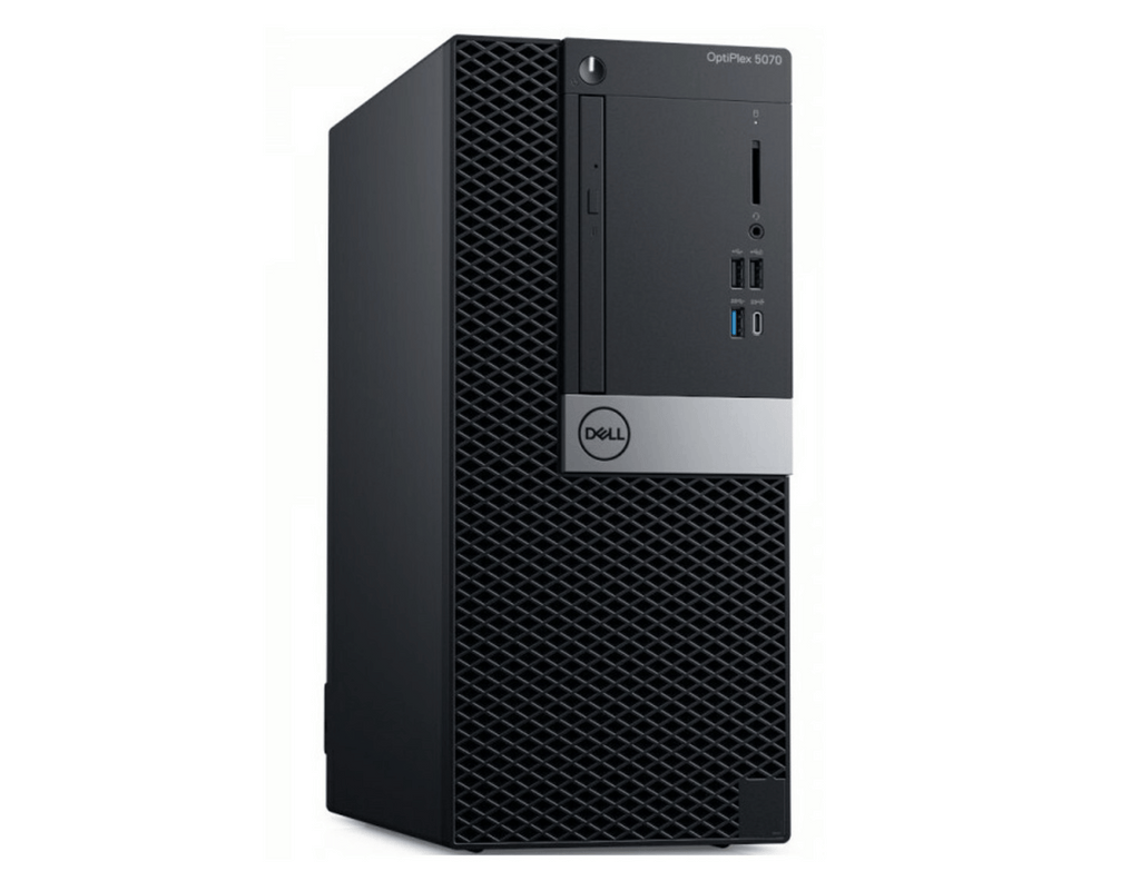 Dell Optiplex 5070 Tower Intel Core i7-9700 512GB SSD 32GB Windows 11 Pro AMD Radeon R5 430