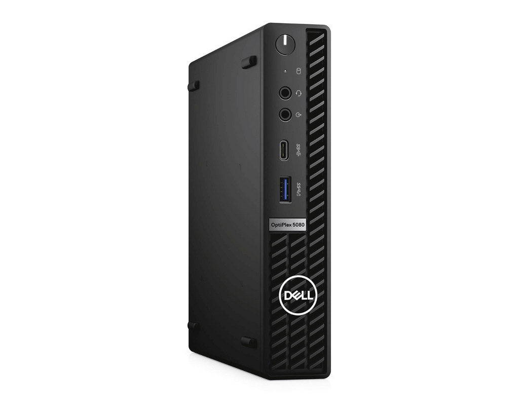 Dell Optiplex 5080 Micro MFF Intel Six Core i5 256 GB SSD 16 GB Windows 10 Pro inkl. trådlöst nätverk
