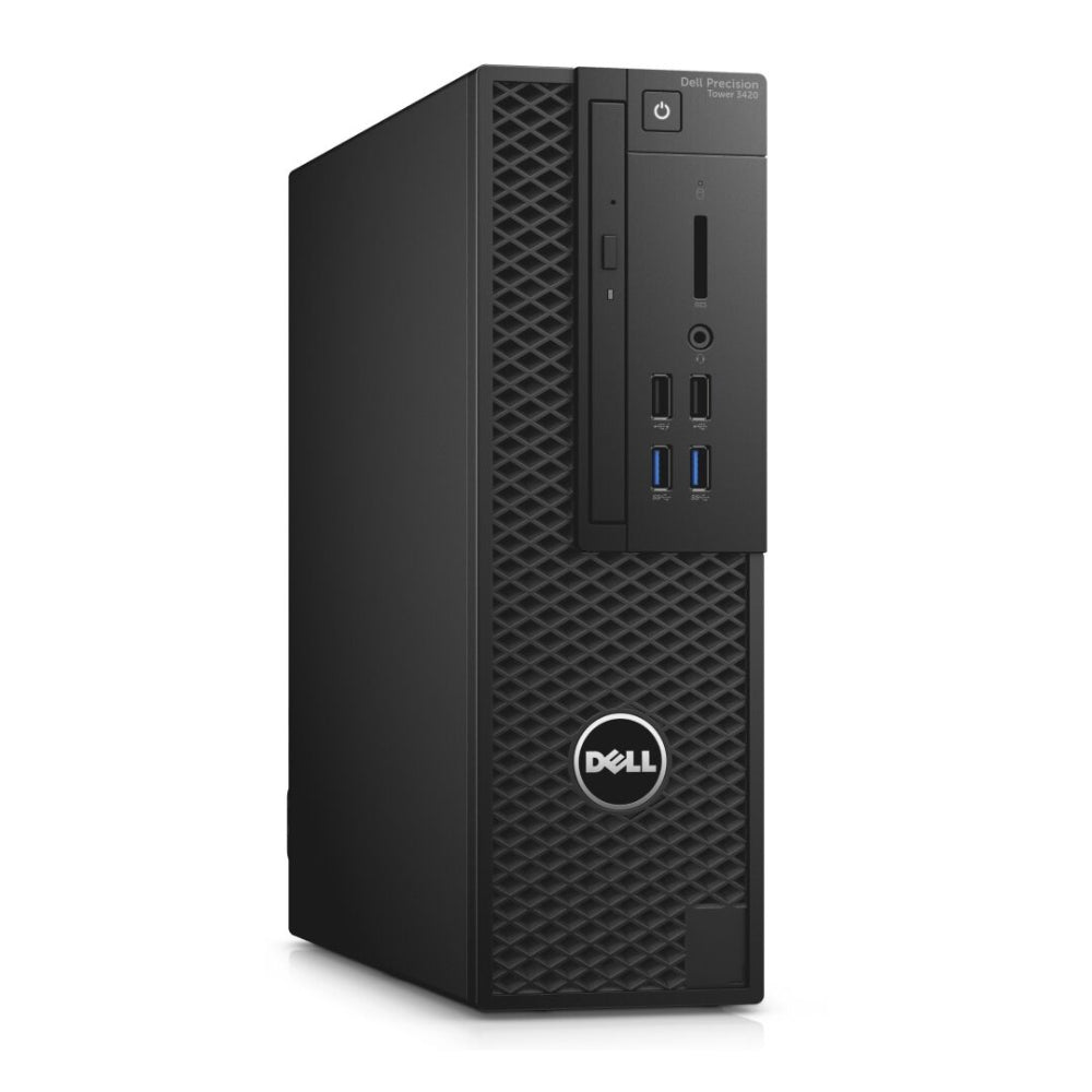 Dell Precision 3420 SFF Intel Xeon Quad Core E3 v5 256GB SSD + 500GB HDD 16GB Windows 10 Pro AMD FirePro