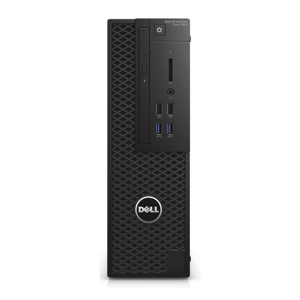 Dell Precision 3420 SFF Intel Xeon Quad Core E3 v5 512GB SSD 16GB Windows 10 Pro AMD Radeon Pro