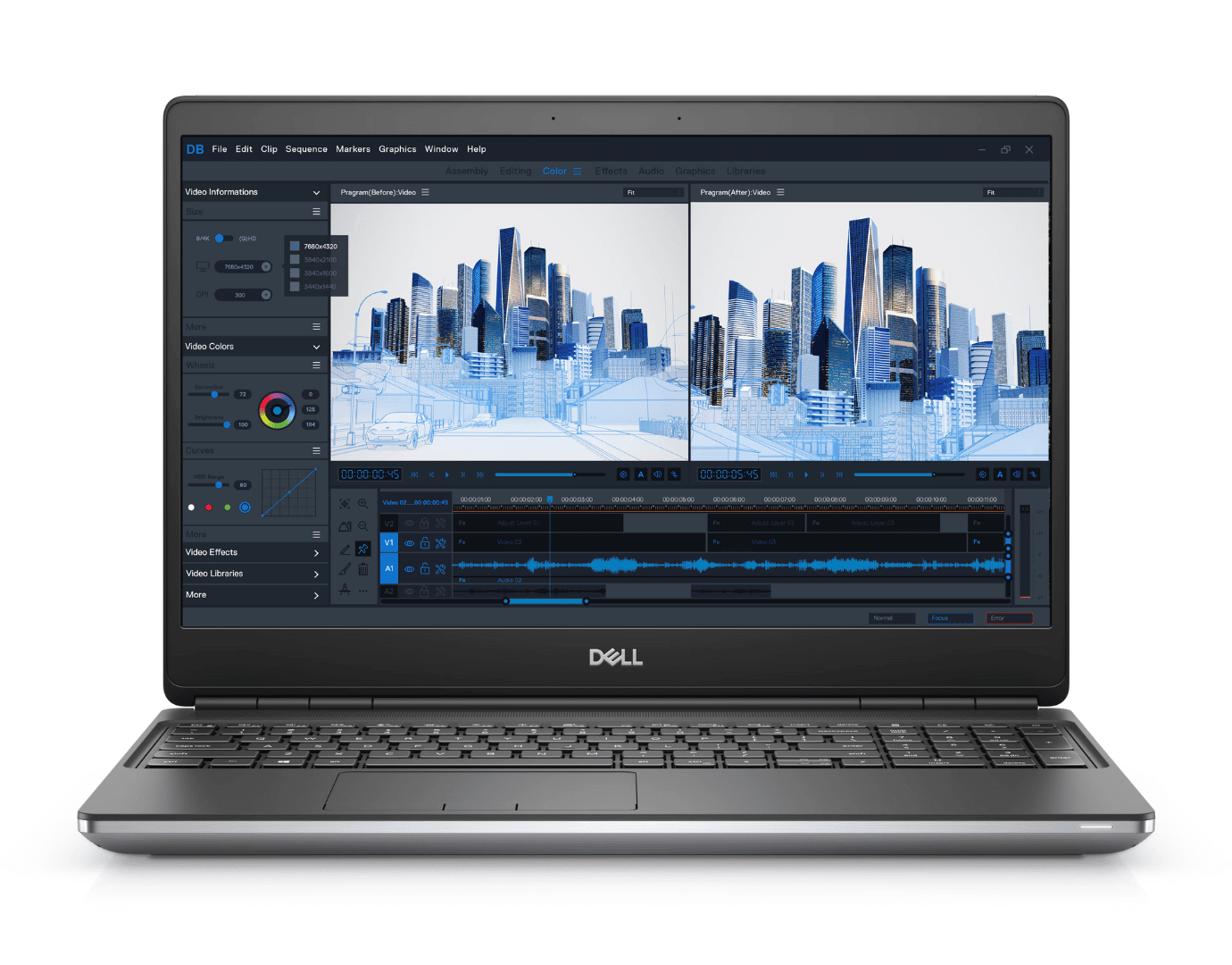 Dell Precision 7560 15,6 Zoll 1920x1080 Full HD Intel Core i7 1TB SSD 32GB Windows 11 Pro Fingerprint Nvidia Quadro T1200 refurbished