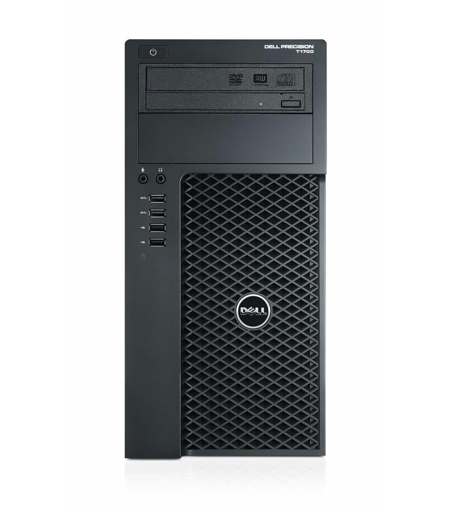 Dell Precision T1700 Intel Xeon Quad Core E3 v3 256GB SSD + 500GB HDD 16GB Windows 10 Pro Nvidia Quadro
