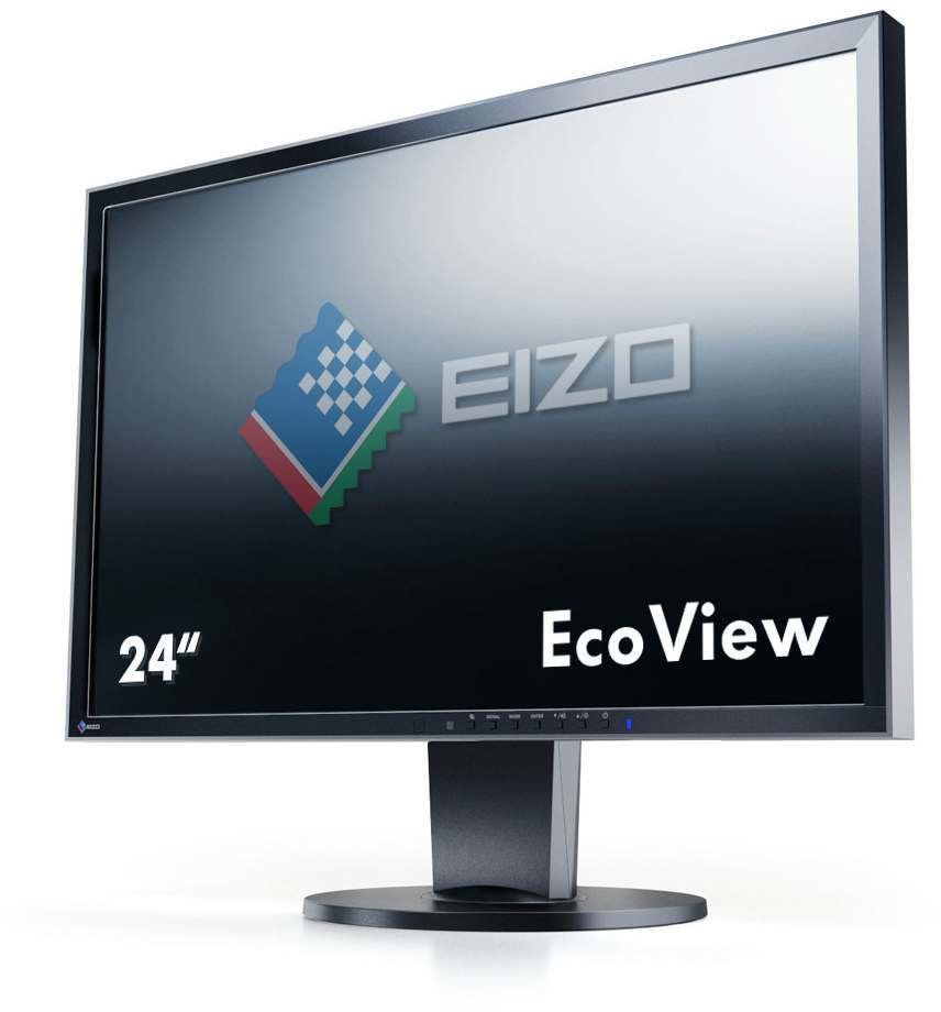 Eizo FlexScan EV2436W-BK schwarz 24 Zoll WUXGA 1920x1200 DisplayPort DVI Höhenverstellbar