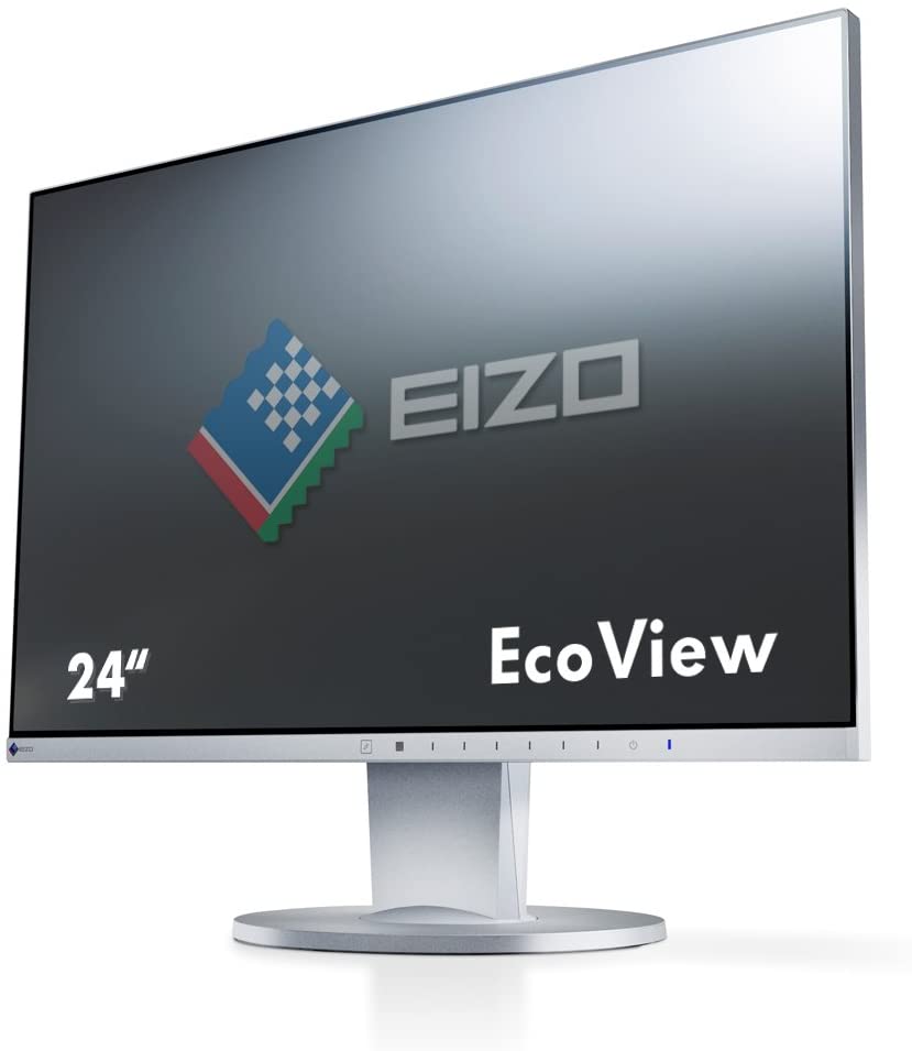 Eizo FlexScan EV2450-GY LED grau 24 Zoll Full HD 1920x1080 HDMI DisplayPort VGA DVI Höhenverstellbar