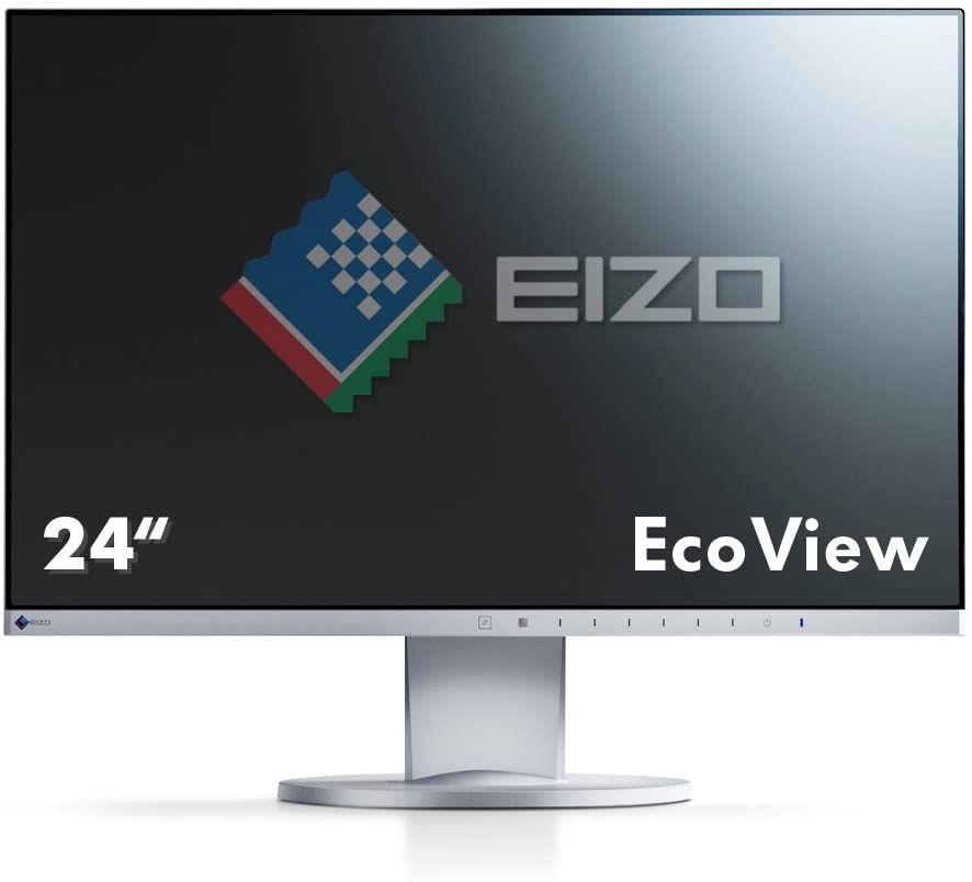 Eizo FlexScan EV2450 - GY LED grau 24 Zoll Full HD 1920x1080 HDMI DisplayPort VGA DVI Höhenverstellbar refurbished