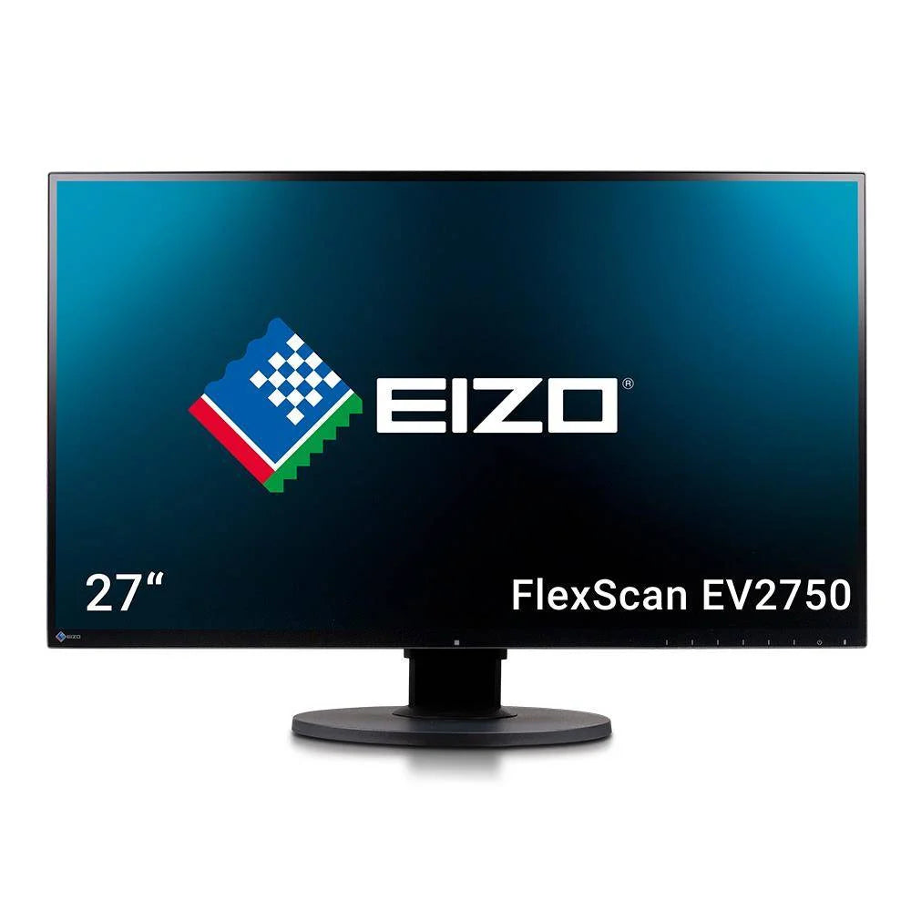 Eizo FlexScan EV2750-BK schwarz 27 Zoll WQHD 2560x1440 DisplayPort HDMI DVI-D USB Höhenverstellbar