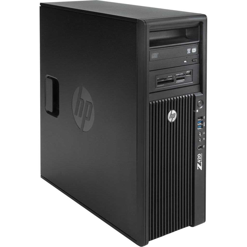 HP Z420 Intel Xeon Hexa Core E5 256GB SSD + 500GB HDD 32GB Win 10 Pro