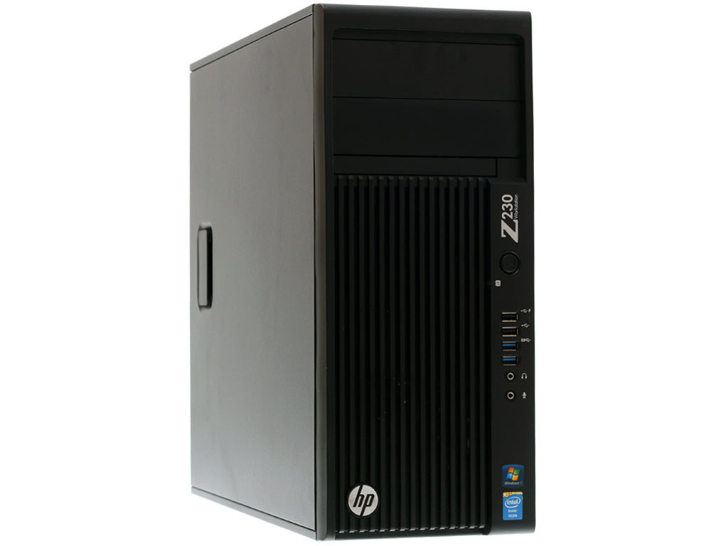 HP Z230 Intel Xeon Quad Core E3 128GB SSD + 1TB 16GB Storage Win 10 Pro