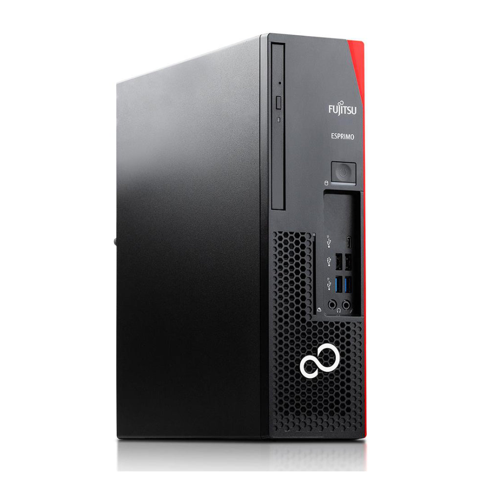 Fujitsu Esprimo D738 E85+ Intel Quad Core i3 128GB SSD 8GB Windows 11 Pro DVD Brenner