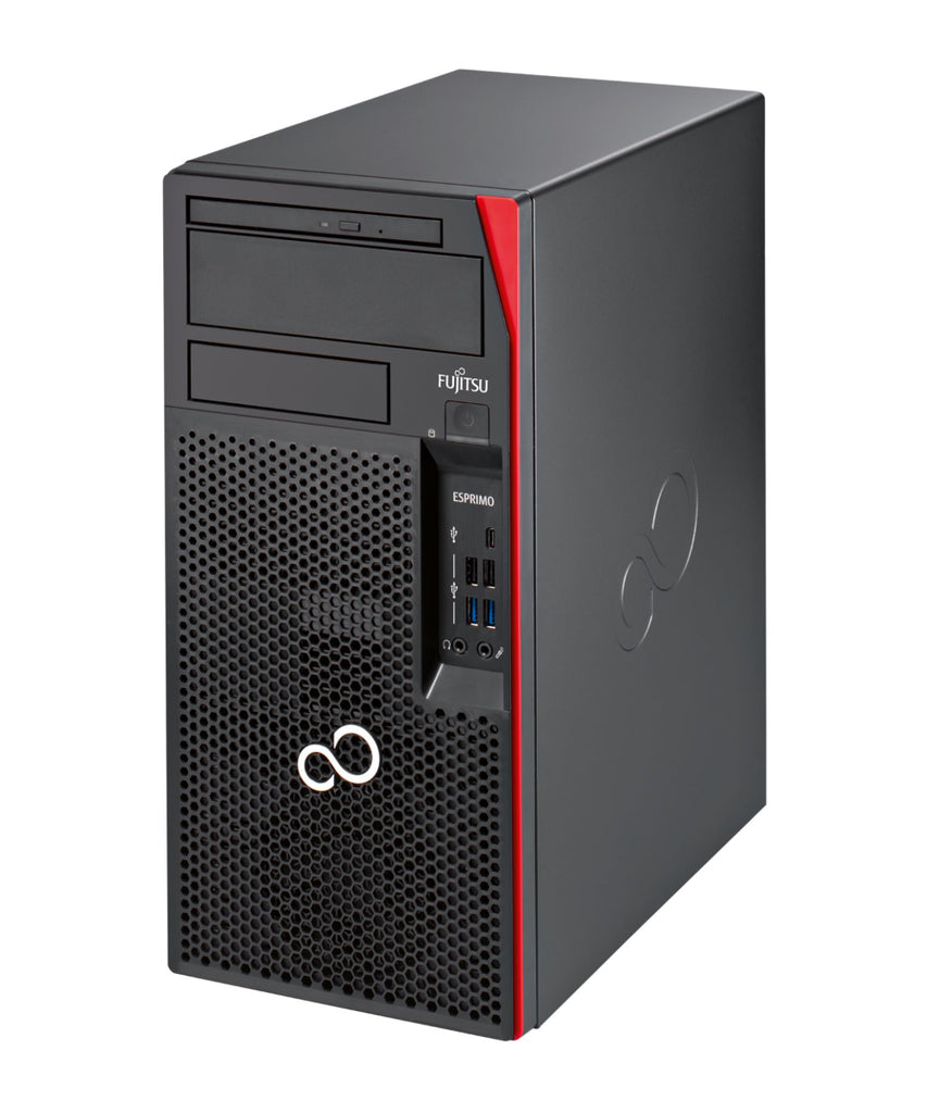 Fujitsu Esprimo P957 E94+ Intel Quad Core i5 512 GB SSD 32 GB Windows 10 Pro Unità DVD