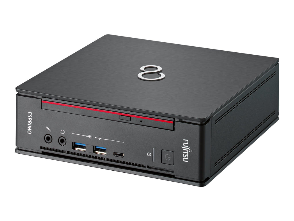 Fujitsu Esprimo Q956 Mini-PC 0-Watt Intel Quad Core i5 128GB SSD 8GB Windows 10 Pro DVD Brenner