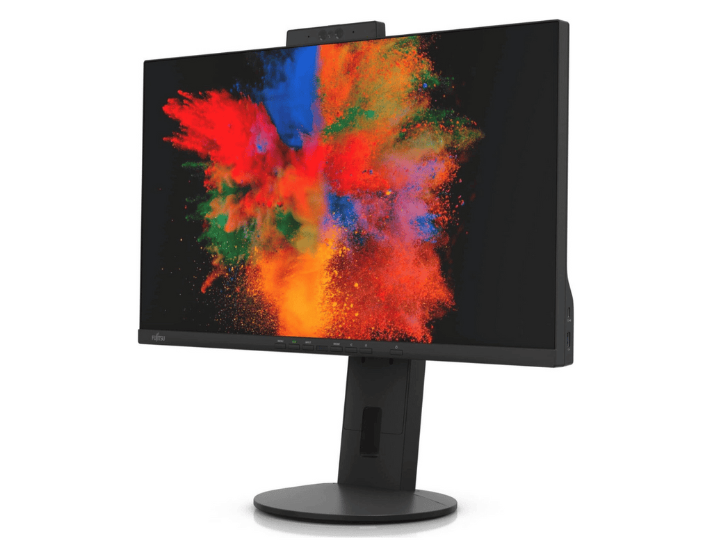 Fujitsu P2410 TS CAM zwart 23,8 inch Full HD 1920x1080 HDMI DisplayPort USB incl. webcam - nieuw apparaat