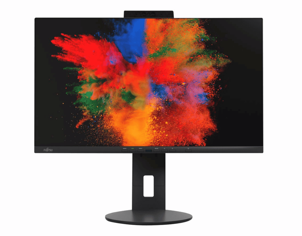 Fujitsu P2410 TS CAM zwart 23,8 inch Full HD 1920x1080 HDMI DisplayPort USB incl. webcam - nieuw apparaat