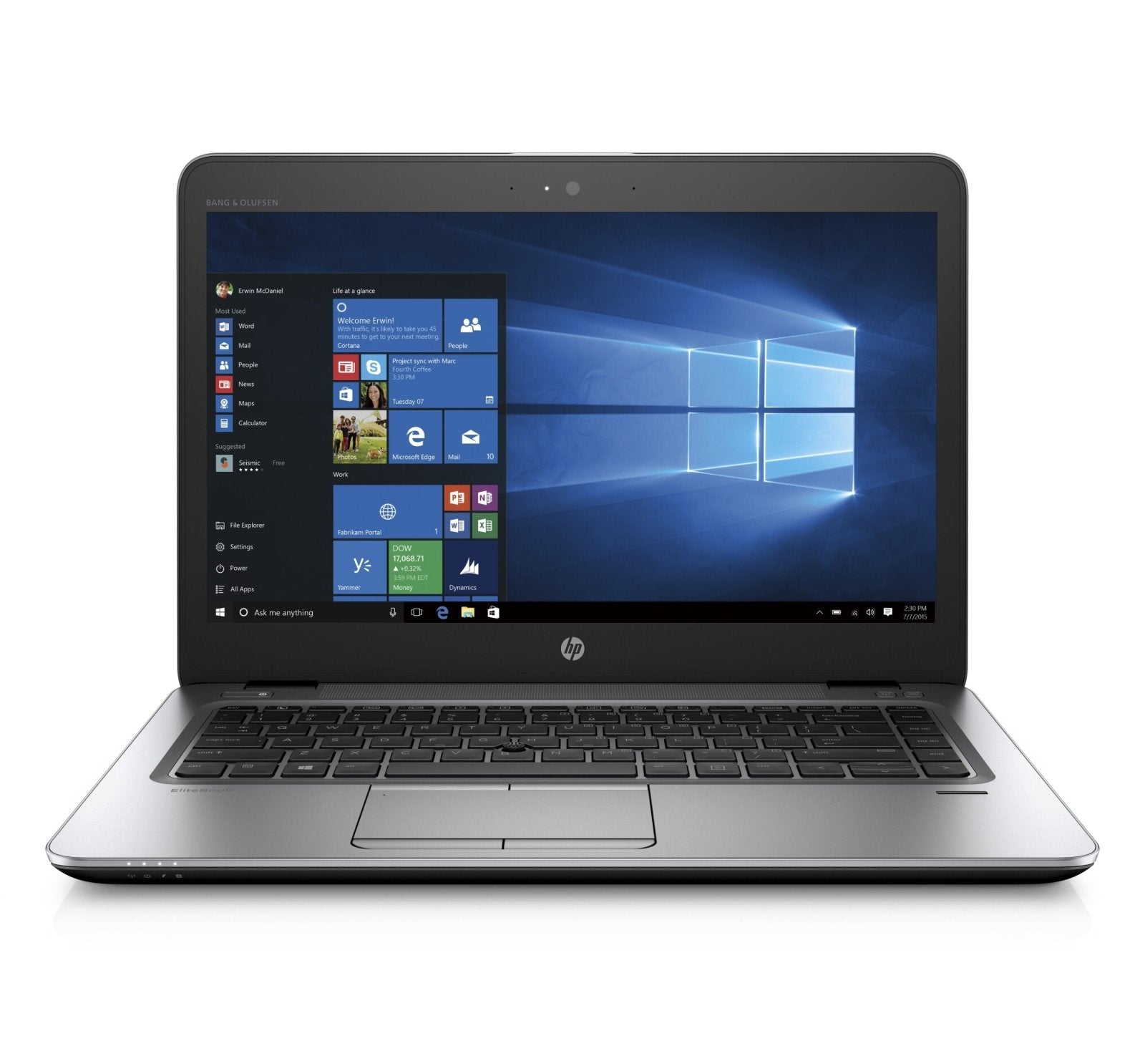 HP EliteBook 840 G4 14 Zoll 1920x1080 Full HD Intel Core i5 256GB SSD 8GB Windows 10 Pro Webcam refurbished