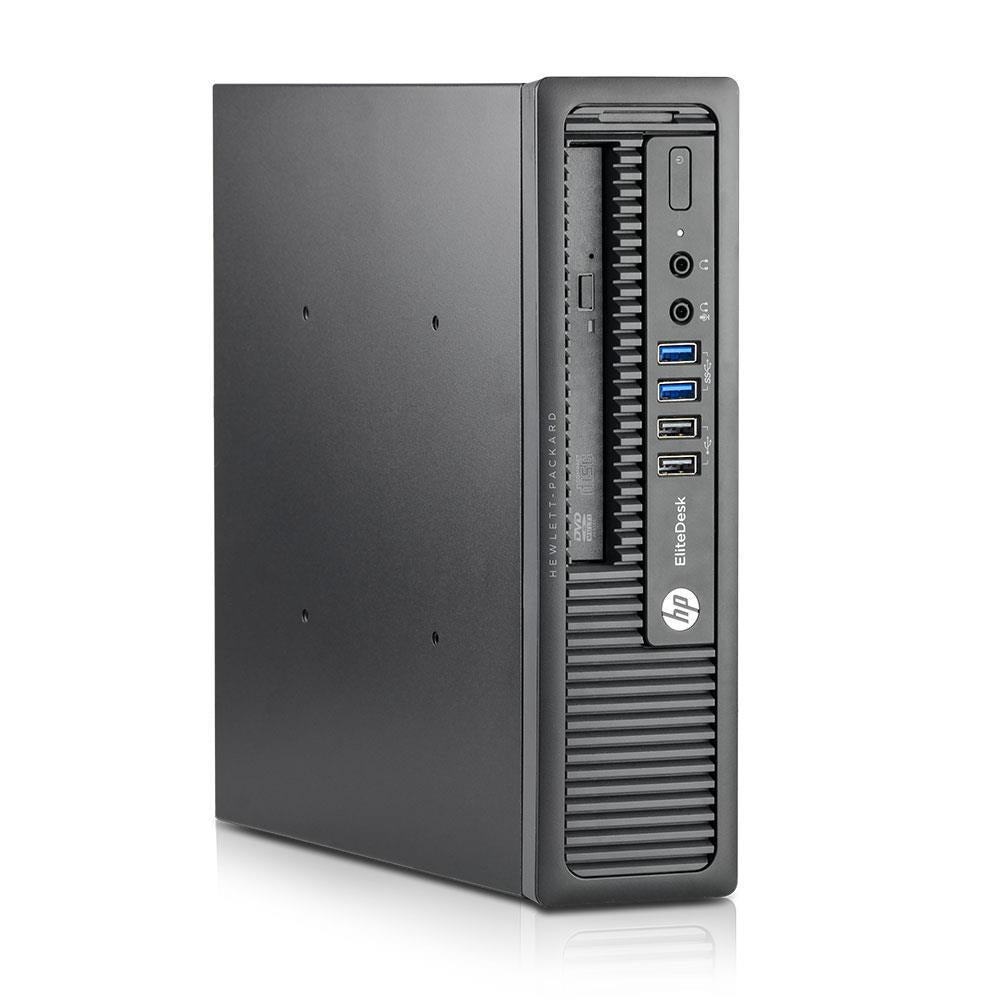 HP EliteDesk 800 G1 USDT Intel Quad Core i5 256GB SSD (NEW) 8GB Windows 10 Pro MAR DVD Burner