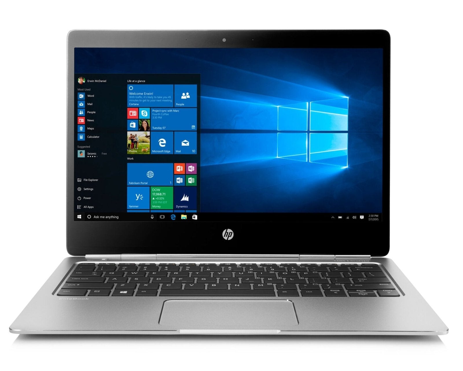 HP EliteBook Folio 1040 G1 14 Zoll 1600×900 HD+ Intel Core i5 180GB SSD 8GB Win 10 Pro Webcam Fingerprint refurbished