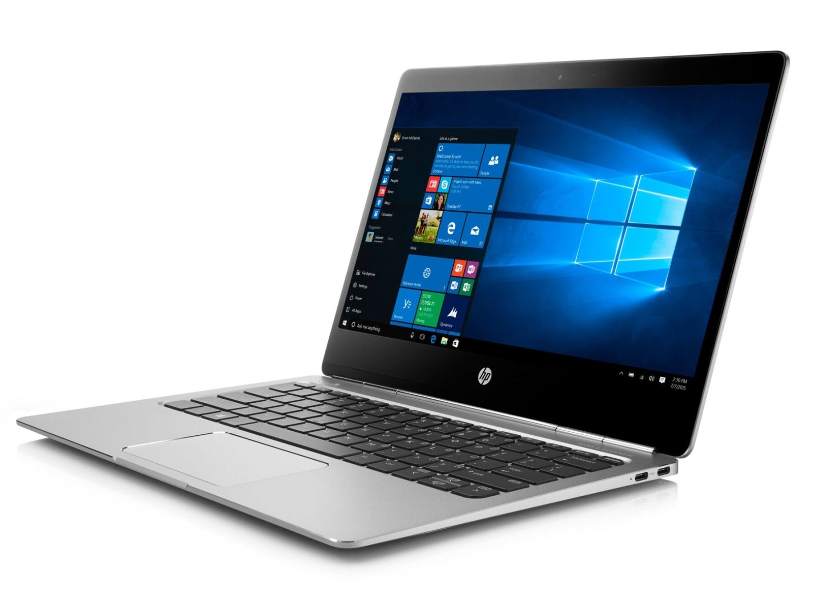 HP EliteBook Folio 1040 G1 14 Zoll 1600×900 HD+ Intel Core i7 256GB SSD 8GB Windows 10 Home Webcam refurbished