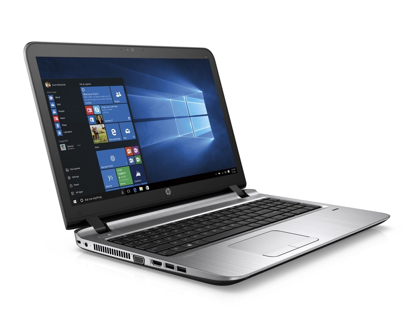 HP ProBook 450 G3 15,6 Zoll HD Intel Core i3 256GB SSD 8GB Windows 10 Pro Fingerprint refurbished