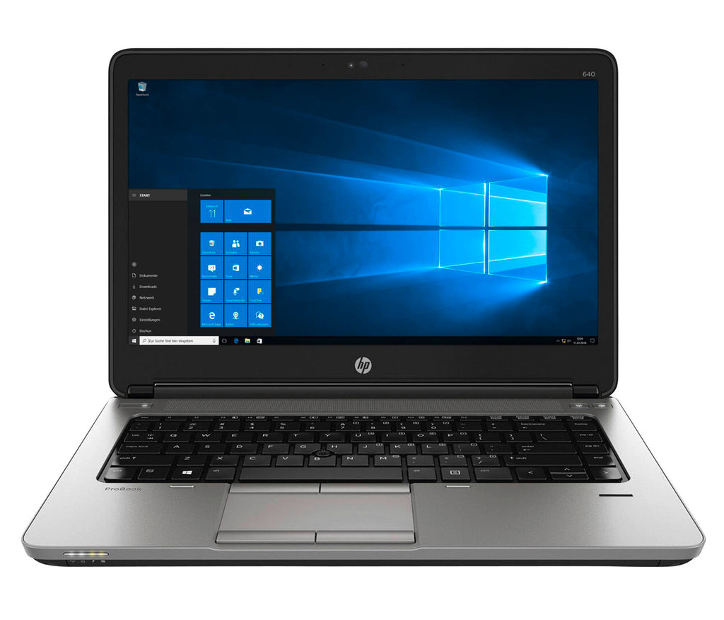 HP ProBook 640 G2 14 inch HD Intel Core i5 256GB SSD 8GB Windows 10 Pro Webcam DVD Burner