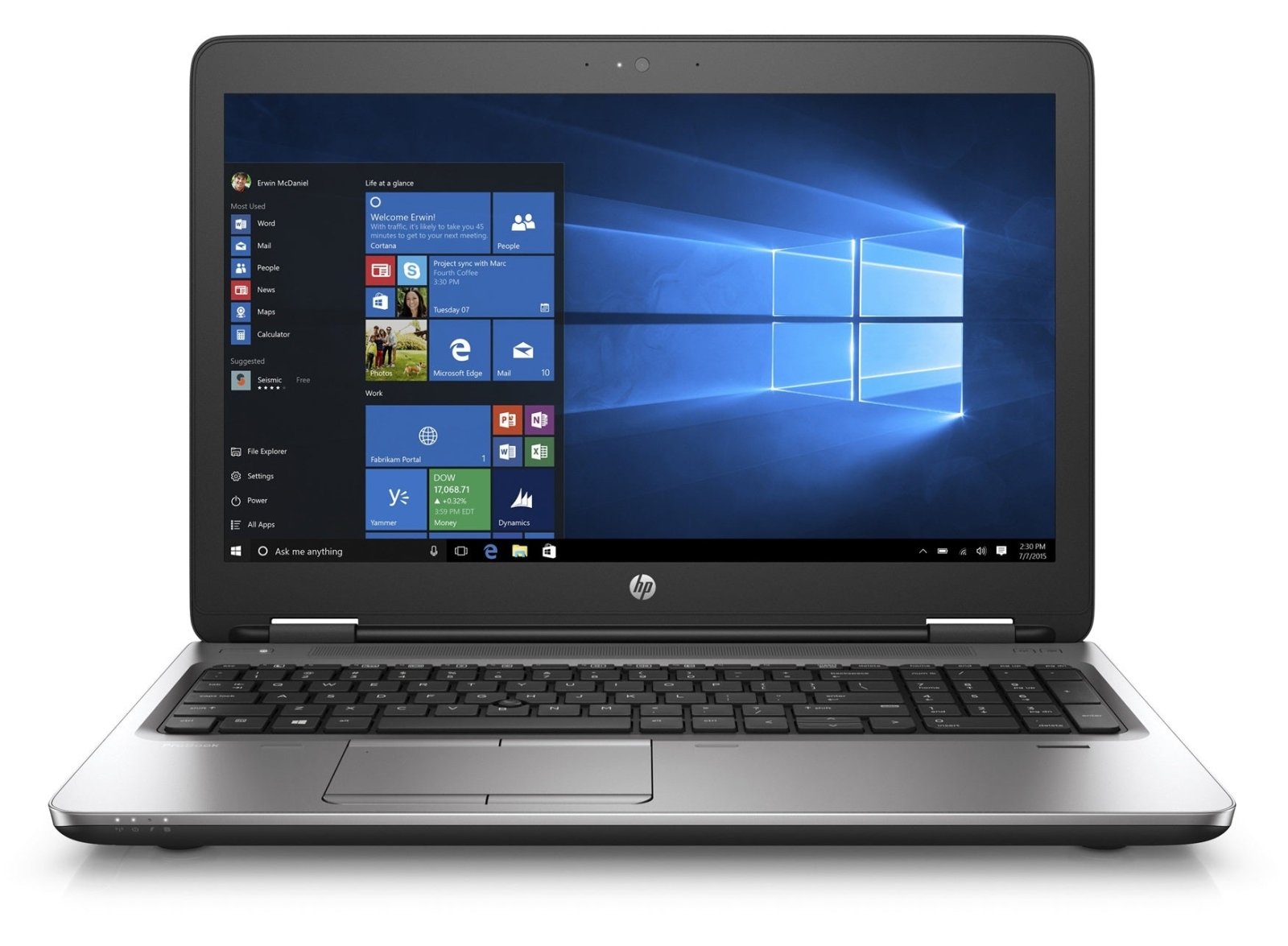 HP ProBook 650 G2 15,6 Zoll 1920x1080 Full HD Intel Core i5 256GB SSD (NEU) 8GB Windows 10 Pro Fingerprint refurbished