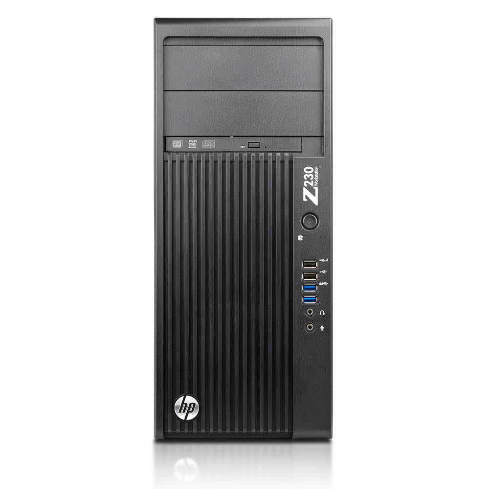 HP Z230 Intel Quad Core i5 256GB SSD + 500GB 8GB Memory Windows 10 Pro MAR Nvidia Quadro