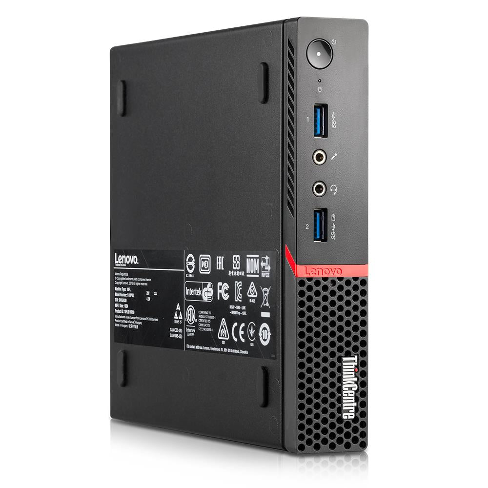 Lenovo ThinkCentre M700 Tiny USDT Intel Quad Core i5 256GB SSD 8GB Windows 10 Pro