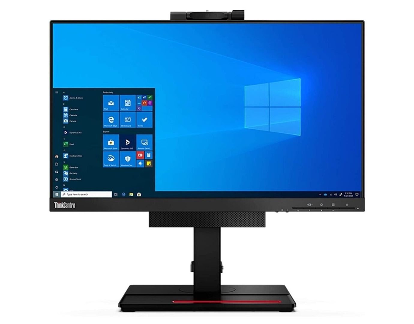 Lenovo ThinkCentre Tiny - in - One 22 Gen 4 21,5 Zoll Full HD 1920x1080 DisplayPort inkl. Webcam schwarz refurbished