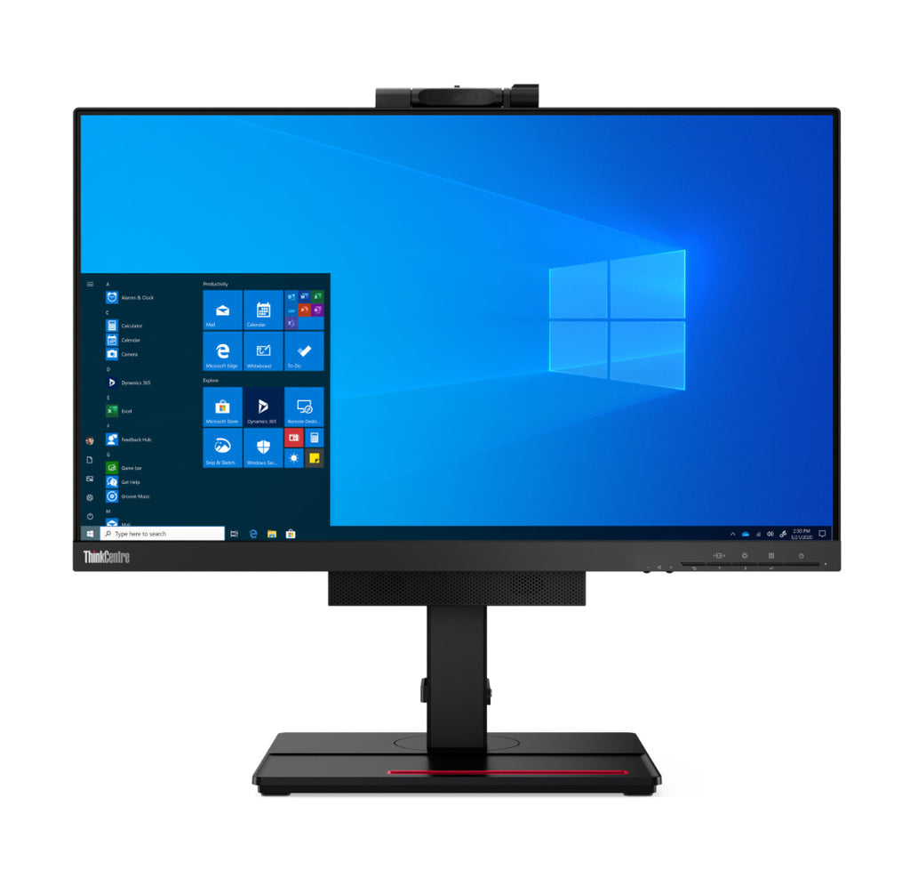Lenovo ThinkCentre Tiny-in-One 24 Gen 4 noir 23, 8 pouces Full HD 1920x1080 DisplayPort avec webcam