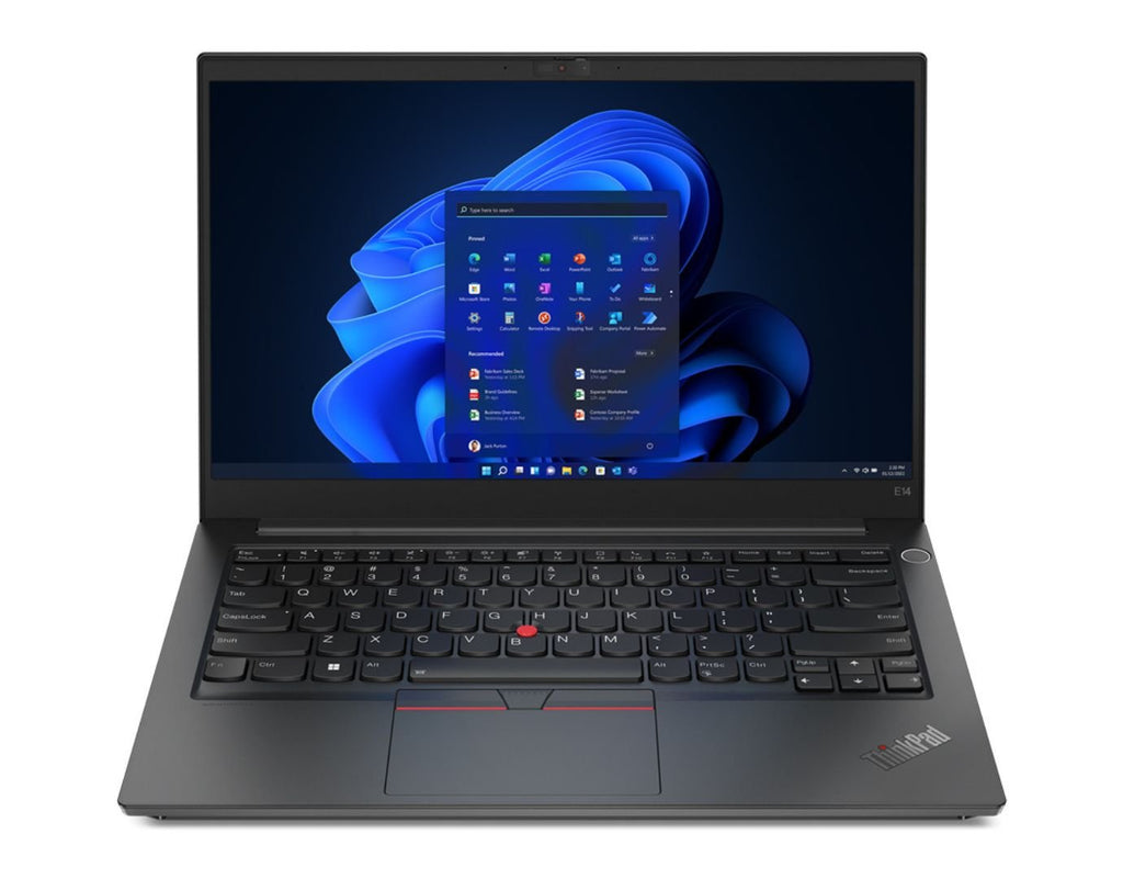 Lenovo ThinkPad E14 Gen 4, 14" FHD Display, Intel Core i5 1235U, 16GB RAM, 512GB SSD, Fingerprint Reader, Windows 11 Pro, ESET Internet Security