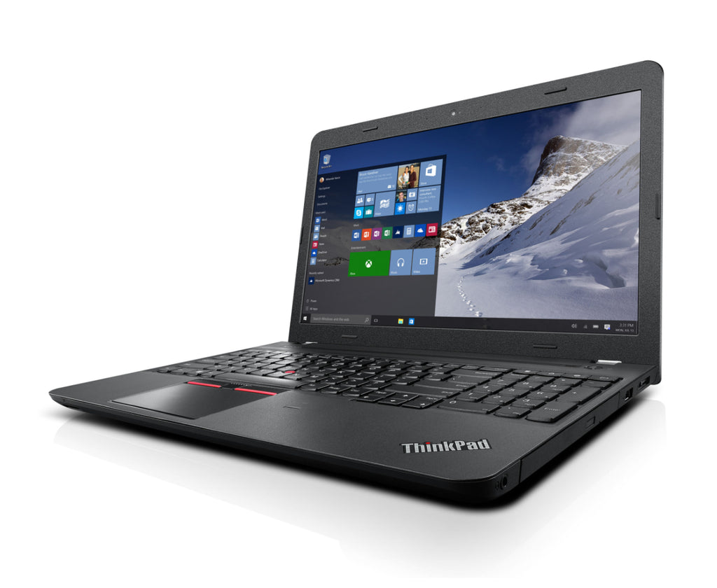 Lenovo ThinkPad E560 15,6 inch HD Intel Core i3 240GB SSD (nieuw) 8GB Windows 11 Pro Webcam Vingerafdrukscanner