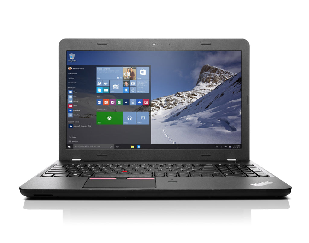 Lenovo ThinkPad E560 15,6 inch HD Intel Core i3 240GB SSD (nieuw) 8GB Windows 11 Pro Webcam Vingerafdrukscanner