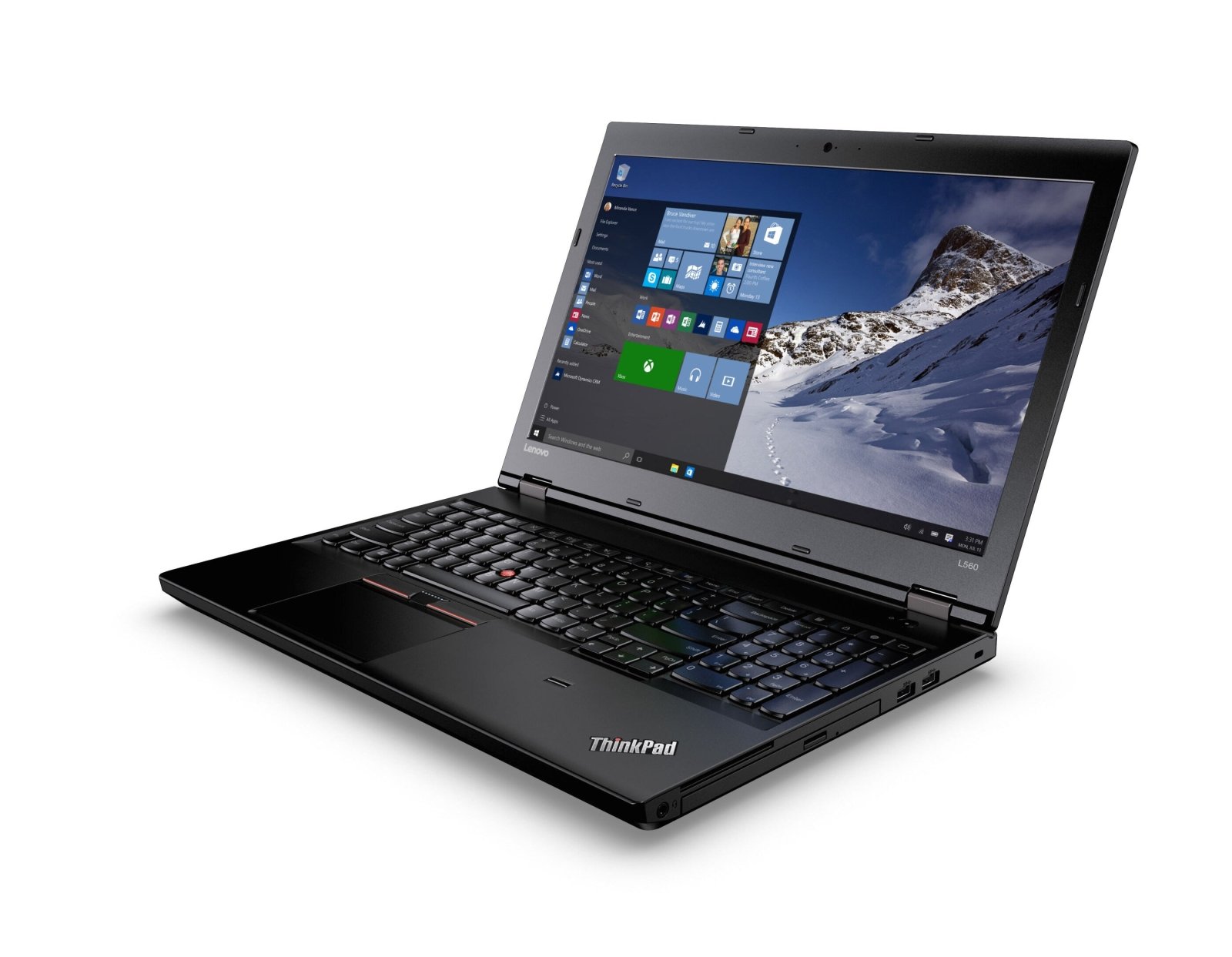 Lenovo ThinkPad L560 15,6 Zoll HD Intel Core i5 256GB SSD 8GB Windows 10 Pro DVD Brenner refurbished