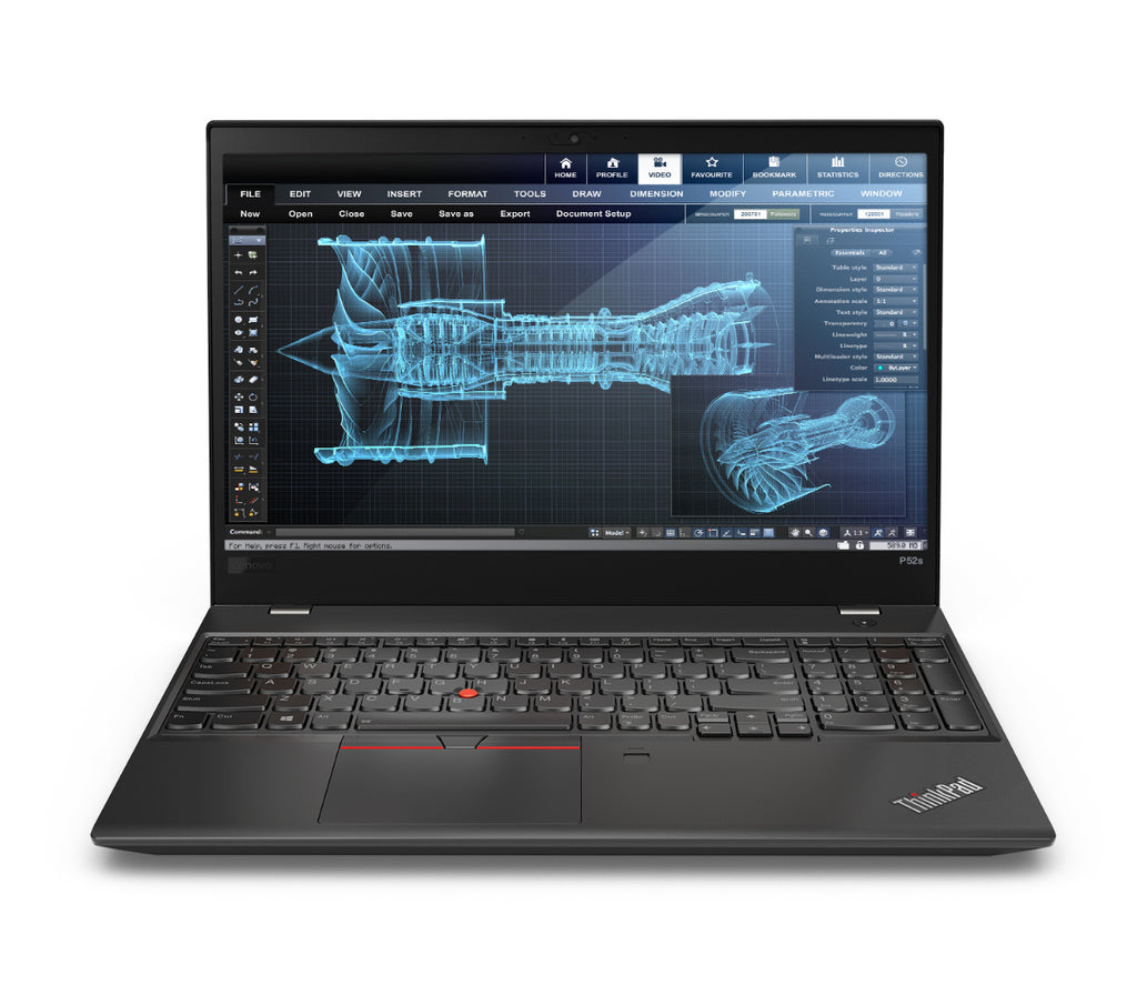 Lenovo ThinkPad P52s 15,6 Zoll 1920x1080 Full HD Intel Core i7 512GB SSD 16GB Windows 11 Pro Nvidia Quadro