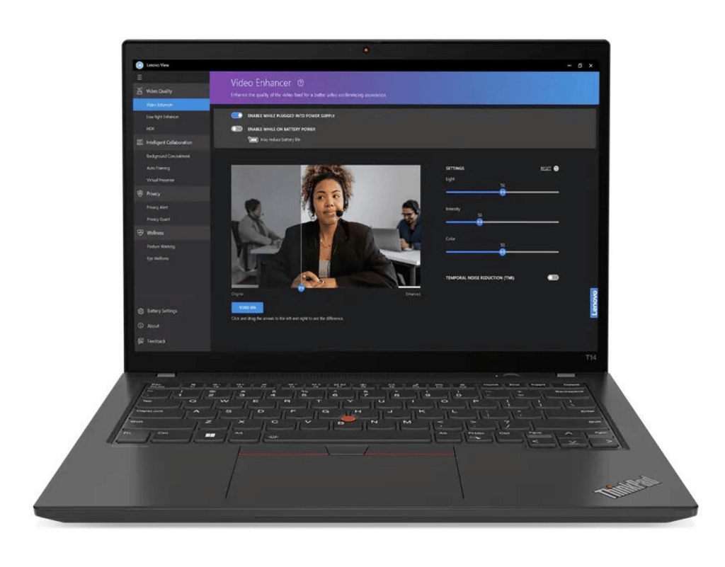 Lenovo ThinkPad T14 Gen 4 14 Zoll 1920x1200 WUXGA Intel Core i7 1TB SSD 32GB Windows 11 Pro Webcam