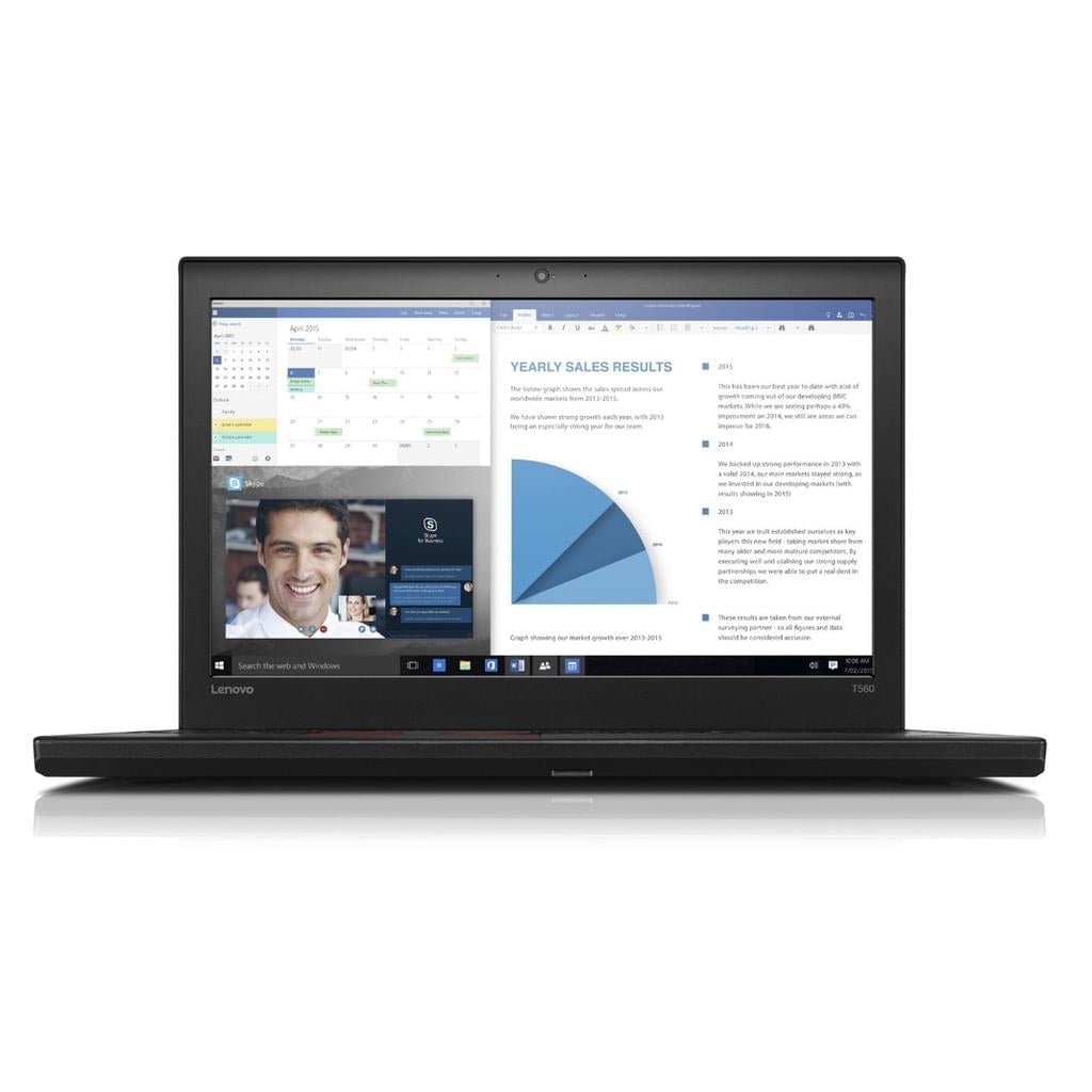 Lenovo ThinkPad T560 15,6 Zoll HD Intel Core i5 256GB SSD 8GB Windows 10 Home Webcam LTE refurbished